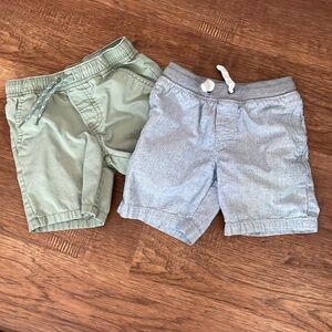 Two pairs Cat & Jack pull-on shorts, 4T